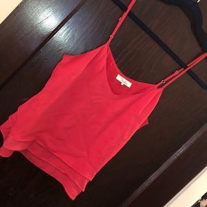 Parker silk tank top